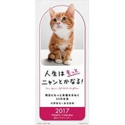 CL-370 人生はもっとニャンとかなる! [2017年 壁掛けカレンダー]