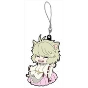 不機嫌なモノノケ庵 きゃらいど ヤヒコon落雁ラバーストラップ [キャラクターグッズ]