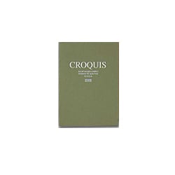 クロッキーブック ホワイトクロッキー F6 深緑 Q-0306