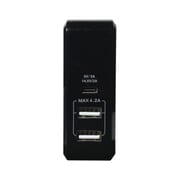 Cタイプ対応 USB-ACアダプタ ブラック IPA-C01/BK