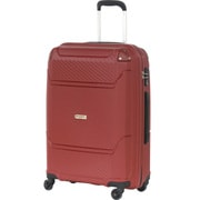 スーツケース 旅行日程目安:3~4泊 Mサイズ 55L レッド RD02-62 レッドハードケース
