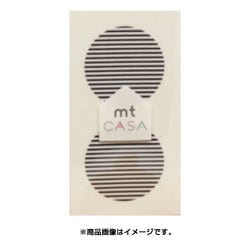 mt CASA seal ボーダー・ブラック MTCDS015