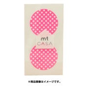 mt CASA seal ドットショッキングピンク MTCDS017