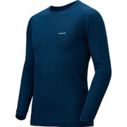 ジオライン L.W. ラウンドネックシャツ Men's 1107486 インディゴ XLサイズ [ジオラインL.W.ラウンドネックシャツ メンズ XLサイズ インディゴ]