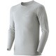 ジオライン L.W. ラウンドネックシャツ Men's 1107486 ライトシルバー XSサイズ [ジオラインL.W.ラウンドネックシャツ メンズ XSサイズ ライトシルバー]