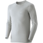 ジオライン L.W. ラウンドネックシャツ Men's 1107486 ライトシルバー Lサイズ [ジオラインL.W.ラウンドネックシャツ メンズ Lサイズ ライトシルバー]