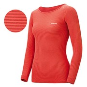 ジオライン L.W. ラウンドネックシャツ Women's 1107575 コーラルピンク XLサイズ [ジオラインL.W.ラウンドネックシャツ レディース XL コーラルピンク]