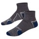 1118376 [メリノウール サポーテック トラベル ショートソックス 男女兼用 Lサイズ（26～28cm） ヘザーチャコール]