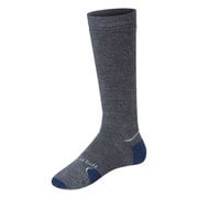 1118378 [メリノウール サポーテック スノースポーツソックス フルパイル 男女兼用 Mサイズ（24～26cm） ヘザーチャコール]
