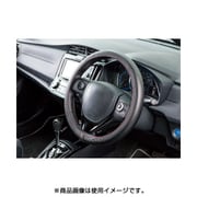 6704-15BKR [ネオフィットカーボン ハンドルカバー Sサイズ（ハンドル直径 36.5～37.9cm）ブラック×レッド カーボン調タイプ]