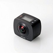 VR用360度カメラ 全天球 ブラック ACAM-VRD01BK