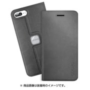 PDPH3418GY [iPhone 8 Plus/7 Plus用 ケース スピンフォリオ クオーツグレイ]