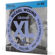 D'Addario(ダダリオ) エレキギター弦 ニッケル Medium Top/Heavy Bottom .011-.052 EXL116 EXL116