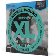 D'Addario（ダダリオ） エレキギター弦 ニッケル Baritone Light .013-.062 EXL158 EXL158