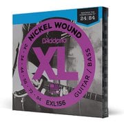 D'Addario(ダダリオ) ベース弦 ニッケル Fender Bass VI用 .024-.084 EXL156 EXL156