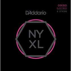 エレキギター弦 8弦用（SuperLight 009-080） NYXL0980 S.Light 8string 09-80