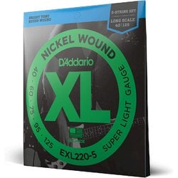 ヨドバシ.com - D'Addario ダダリオ D'Addario（ダダリオ） ベース弦 ニッケル Long Scale 5弦 .040-.125  EXL220-5 EXL220-5 通販【全品無料配達】