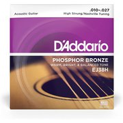 D'Addario(ダダリオ) アコースティックギター弦 フォスファーブロンズ High-Strung/Nashville Tuning .010-.027 EJ38H EJ38H
