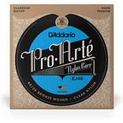 D'Addario(ダダリオ) クラシックギター弦 プロアルテ (80/20ブロンズ / Clear) Hard ハードテンション EJ48 EJ48