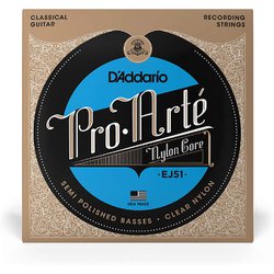 D'Addario（ダダリオ） クラシックギター弦 プロアルテ （Polished Silver/Clear） Hard ハードテンション EJ51 EJ51