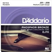 マンドリン弦 Phosphor/Medium Light/Ball End EJ70