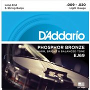 バンジョー弦 5st/Light/Phosphor EJ69