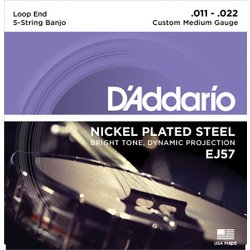 バンジョー弦 5st/C.Medium/Nickel EJ57