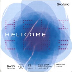 ウッドベース/コントラバス弦 HELICORE ORCHESTRAL ヘリコア オーケストラル G線 Medium Tension H611 3/4M