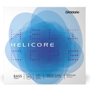 ウッドベース/コントラバス弦 HELICORE HYBRID ヘリコア ハイブリッド セット Medium Tension HH610 3/4M