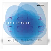 ウッドベース/コントラバス弦 Helicore Solo Bass Strings セット Medium Tension HS610 3/4M