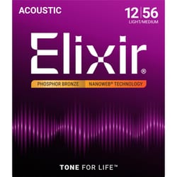 Acoustic Phosphor Bronze with NANOWEB Coating #16077 ライトミディアム 012-056 NANOWEB