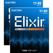 【2セットパック】Electric Nickel Plated Steel with NANOWEB Coating #12102 ミディアム 011-049 NANOWEB(2pack)