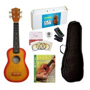 ウクレレセット チェリーSB UK-100G/CS（6）SET-DVD