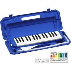 ヨドバシ.com - KC キョーリツ 鍵盤ハーモニカ Melody Piano（メロディピアノ）32鍵 ブルー  ドレミ表記シール/クロス/お名前シール付き P3001-32K/BL 通販【全品無料配達】