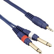 パッチングケーブル 2m StMini/Phone×2 KP-20SMP
