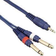 パッチングケーブル 3m StMini/Phone×2 KP-30SMP
