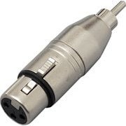 変換コネクター XLR（F）/RCA（M） CA312
