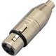 変換コネクター XLR（F）/RCA（F） CA314