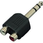 変換コネクター RCA(F)X2/StPhone(M) CC311