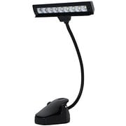 クリップ式 譜面台用ライト グースネックタイプ 9LED KML-04