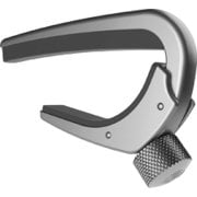 PlanetWaves by D'Addario カポタスト エレキギター/アコースティックギター用 軽量アルミ製 NS Capo Pro Silver PW-CP-02S PW-CP-02S