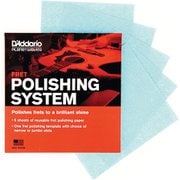 PlanetWaves by D'Addario フレット磨き用システム Fret Polishing System PW-FRP （ポリッシュペーパー5枚/指板カバーテンプレート） PW-FRP