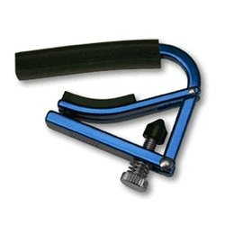 アコースティックギター用 カポタスト 軽量アルミ製 ブルー L-1 Blue