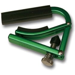 ウクレレ用 カポタスト 軽量アルミ製 グリーン L-9 Green