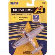 RW820 [ダイキャスト飛行機 P-51D シルバー 滑走路無]