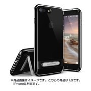 iPhone7 Plus 対応 Crystal Bumper Plus PC×TPU ハイブリッドケース キックスタンド搭載 ジェットブラック