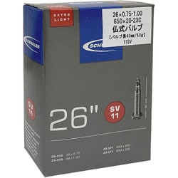 11SV ハコ 自転車用チューブ 仏式40mm 26インチ ETRTO：20-559、25-559、20-571、23-571 SW-10422313