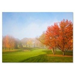 POST010 [ゴルフポスター紅葉ゴルフコース 風呂用]