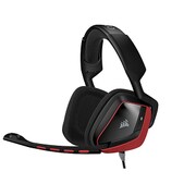 VOID Surround Hybrid Stereo Gaming Headset with Dolby 7.1 USB Adapter Red CA-9011144-NA
