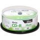 音楽用CD-R 25P スピンドルケース インクジェットプリンター対応 ホワイトレーベル 1-32x CDRA80CAVPW25PA